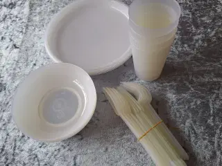 tallerkner og bestik