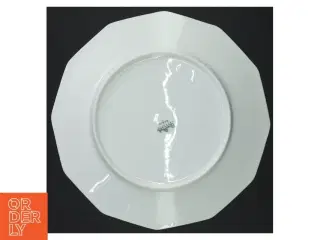 Blåt blomstermønstret porcelænstallerkener fra Rosenthal (str. 22x2 cm)