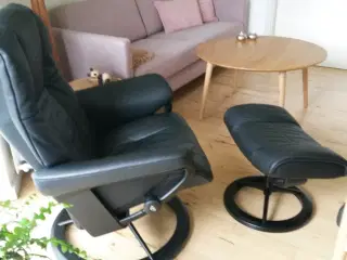 stressless mayfair med skammel i str medium