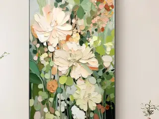 Stort maleri 95 x 150 cm (Gratis levering)