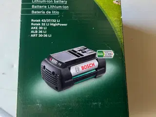 Nyt Bosch Batteri 36 V  4.0 ah 