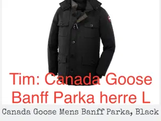 Canada Goose Banff Parka herre L 