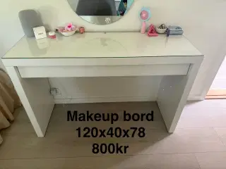 Makeup bord fra ikea 