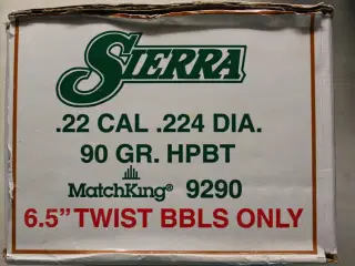 Sierra Matchking kal .224