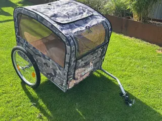 Cykeltrailer til hund/hunde 25 kg, brugt 2 gange