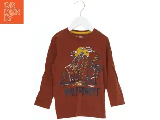 Langærmet t-shirt fra Little Kids (str. 116)