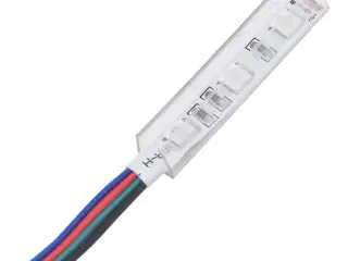 Tv-skab med LED-lys 90x39x30 cm hvid