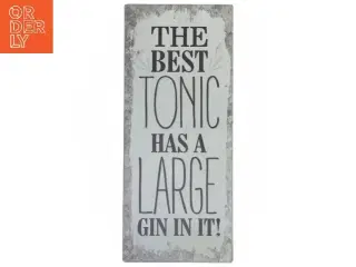 Vintage metal skilte fra Lafinesse (str. 30,5x13 cm)