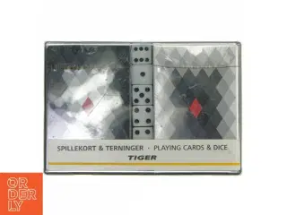 Spillekort og terninger fra Tiger