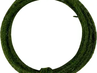 Grøn Jute Wire 2-4 mm - 3 m til kreative projekter