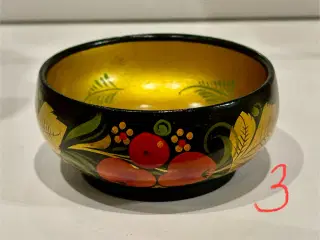 Vintage håndmalede salt/peber sæt