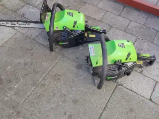 Motorsav og ekstra motor