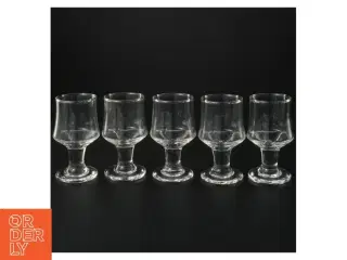 5 glas (str. H 9 cm. ø. 4,5 cm)