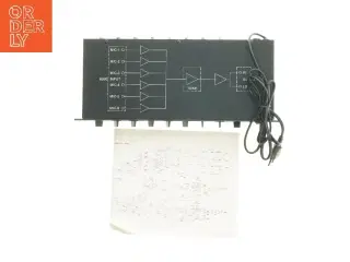 Monacor Mikrofonmikser MMX-26 fra Monacor (str. 33x14 cm)