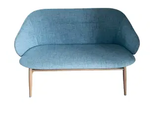 Sofa med grå stof