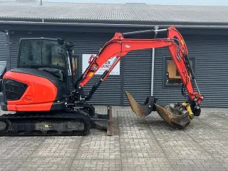 Kubota KX060-5 Centralsmørring og nyere Engcon rotortilt kun kørt 1332t