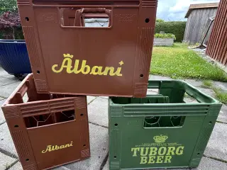 Pensionistkasser - 2 Albani, 1 Tuborg 