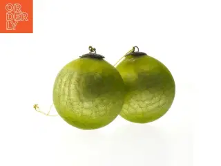 Grønne glaskugler (str. Ø 10,5 cm)