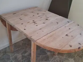 Spisebord klapbord fyrretræ