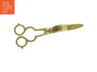 Antikke messing lysesakse (str. 17x6 cm)