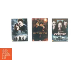 Twilight serien 1 2 og 3 fra DVD