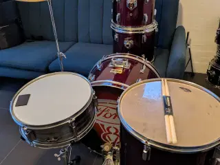 Trommesæt, næsten komplet
