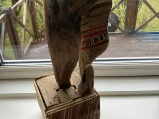 Skulptur træskulptur Erik bakke hansen