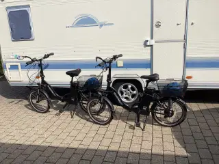 2 El camping foldecykler sælges