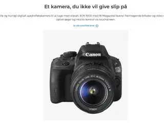 Canon EOS 100D + Canon EF‑S 18‑55mm IS STM 