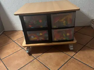 Opbevaringsbord til Lego med 8 skuffer  
