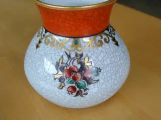 Lyngby  krakele vase Dahl Jensen 