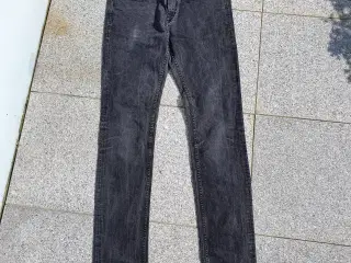 Jeans. sort/koks farvet