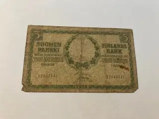 5 Markkaa 1918 Finland