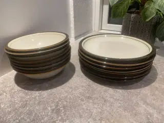 Stentøjs/keramik tallerkner