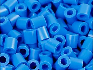 PhotoPearls, str. 5x5 mm, hulstr. 2,5 mm, medium, blå (17), 6000stk./ 1 pk.