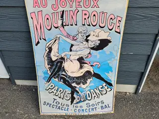 Plakat moulin rouge Paris f. Appel dansk bal