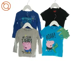 2 bluser og 2 t-shirts (Str. 92)