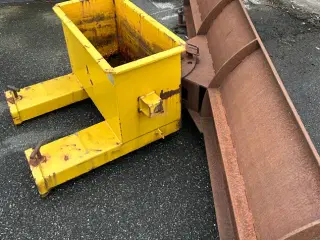 Sneskraber til traktor/gaffeltruck