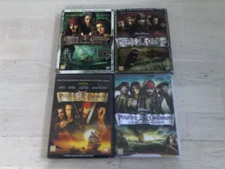 PIRATES OF THE CARIBBEAN 2 DVD + 2 DOBBELT DVD