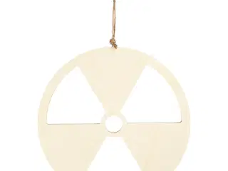 Skilt, Atomkraft nej tak, str. 21,3 cm, tykkelse 0,9 cm, 1 stk.