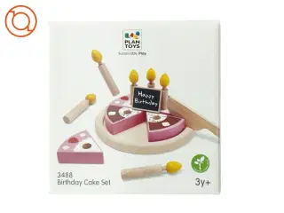 Fødselsdagskage sæt fra Plan Toys
