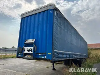 Presenningstrailer Krone SD 3 akslet