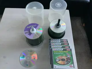CD-R 148 stk + 10 DVD+R