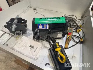 Kædetalje 500kg med løbekat Eurochain Verlinde