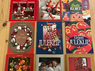 Julebøger med juleklip og trylledej