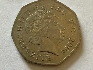 50 Pence England 2008