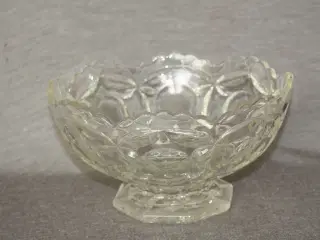 Fyns glas Rolf Stor skål på fod