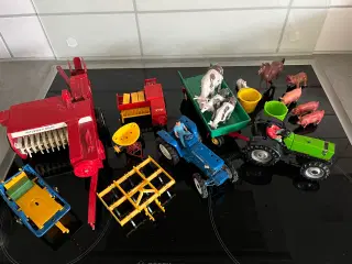 Retro legetøjs landbrugsredskaber