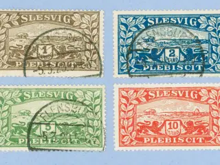 Slesvig. 1920, 1 Mark - 10 Mark