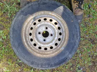 trailer dæk med fælge 4x100